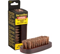 Щетка с щетиной из конского волоса для кожи и ткани DoctorWax DW8602s
