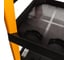 Тележка с тремя открытыми полками RUNTEC перфорированная боковина с крючками, черная RT-PP3 3