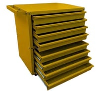 Тележка самосборная ILIKPRO Билли 80, 8 ящиков, жёлтая 1021 SSB-80.855.678.1021