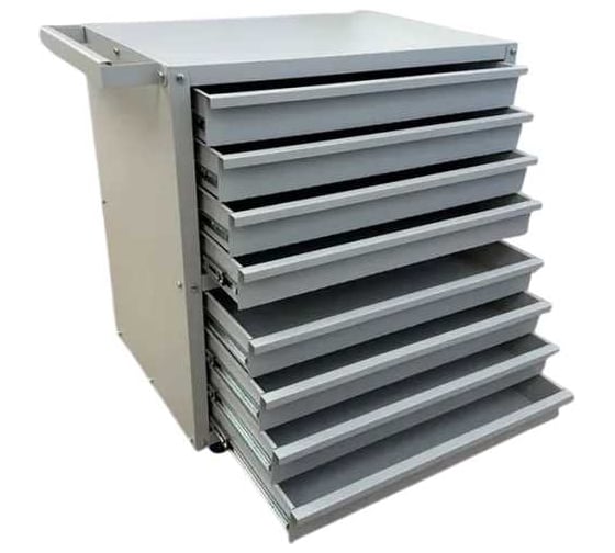 Тележка самосборная ILIKPRO Билли 80, 8 ящиков, светло-серая 7035 SSB-80.855.678.7035 1