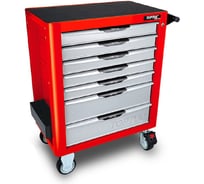 Тележка инструментальная TOPTUL 7 ящиков красная, серия Pro-Plus TCAM0702