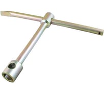 Торцевой ключ CNIC баллонный 27x30мм прямой L-300мм с воротком, цинк CrV LT003 53683