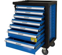 Тележка инструментальная 7 ящиков с набором инструментов 70 предметов, Gigant GTCS-70