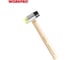 Молоток рихтовочный WORKPRO PRO 35мм с мягкими бойками (деревянная рукоятка) WP241050 3