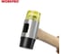 Молоток рихтовочный WORKPRO PRO 35мм с мягкими бойками (деревянная рукоятка) WP241050 4