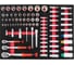 Набор ручных инструментов в стальной тележке EVERFORCE 258 предметов EF-55308(63446) 15