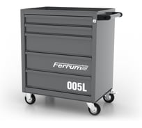 Тележка инструментальная FERRUM с 5 ящиками 02.005L-7046
