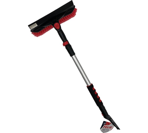Щетка для снега телескопическая со скребком и водосгоном FELIX 76-110см 410000189 1