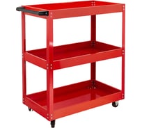 Тележка инструментальная металлическая 3-х полочная Forcekraft (733Х350Х780мм, max нагрузка 135 кг) FK-1141343B(63795)