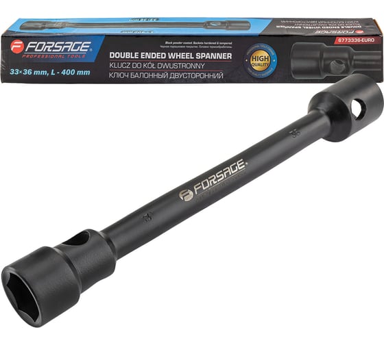 Ключ балонный двусторонний Forsage 33х36мм F-6773336-EURO(64331)