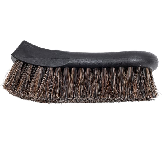 Щетка для чистки автомобиля, очищения кожи AMR пластик, черная A1002LTHR