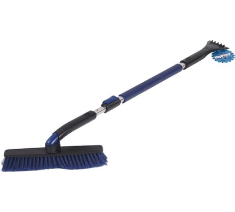 Щетка для снега Megapower телескопическая поворотная со скребком 102-137см BLUE M-71013BL 954382