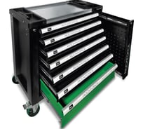 Тележка инструментальная Rockforce 7-ми полочная с набором инструментов 172пр. и дополнительной боковой секцией RF-55306(60399)