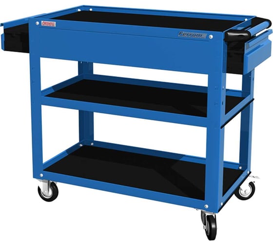 Тележка открытая FERRUM 3 полки и 2 ящика, 950х486х840 02.232-5015
