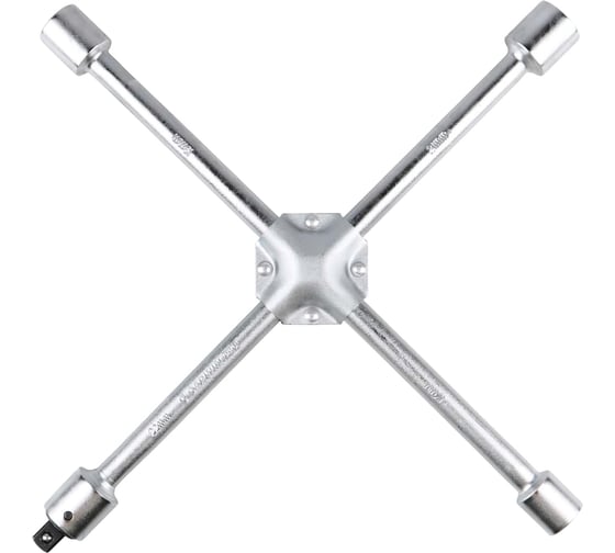 Ключ баллонный GARWIN Х-образный, крестообразный, 17 мм х 19 мм х 21 мм х 22 мм 604410