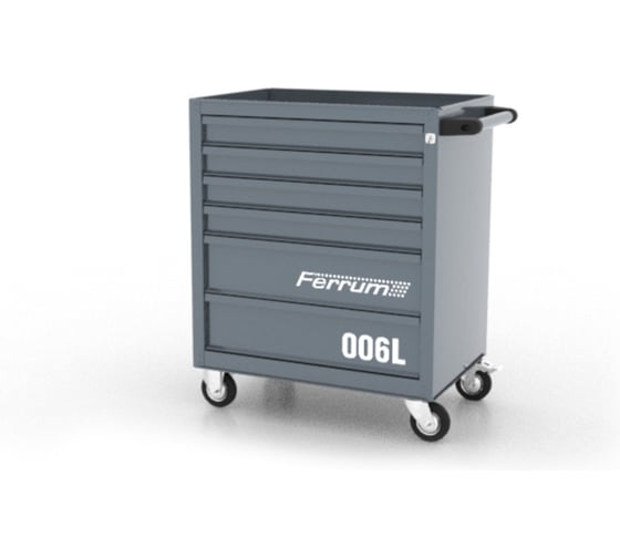 Тележка инструментальная с 6 ящиками FERRUM 02.006L-7046