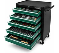 Тележка инструментальная Rockforce 216 предметов 5 ящиков RF LIGHT-RF-55317-216L(66866)