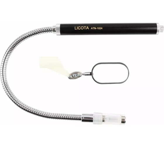 Зеркало гибкое Licota 3-в-1, магнит, подсветка ATN-1024