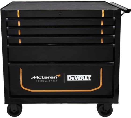 Тележка для инструмента Dewalt McLaren Limited Edition, 5 отделений, до 635 кг DWST98236-1