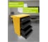 Тележка ILIKPRO Рокки 04, 4 ящика, жёлто-чёрная 1021-9005 RSBV-04.550.350.1021-9005 3