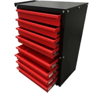 Тележка ILIKPRO Вулкан 80, 8 ящиков, красно-чёрная 3020-9005 VSSB-80.550.350.000.3020-9005