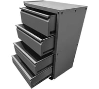 Тележка ILIKPRO Рокки 04, 4 ящика, графит 7024 RSBV-04.550.350.7024