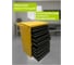 Тележка ILIKPRO Рокки 80, 8 ящиков, жёлто-чёрная 1021-9005 RSBV-80.550.350.1021-9005 4
