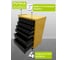 Тележка ILIKPRO Рокки 42, 6 ящиков, жёлто-чёрная 1021-9005 RSBV-42.550.350.1021-9005 5