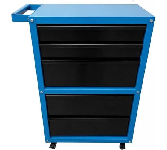 Тележка ILIKPRO Рокки 23, 5 ящиков, сине-чёрная 5010-9005 RSBV-23.550.350.5010-9005