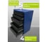 Тележка ILIKPRO Рокки 23, 5 ящиков, сине-чёрная 5010-9005 RSBV-23.550.350.5010-9005 4