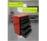 Тележка ILIKPRO Рокки 23, 5 ящиков, красно-чёрная 3020-9005 RSBV-23.550.350.3020-9005 2