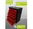 Тележка ILIKPRO Рокки 42, 6 ящиков, чёрно-красная 9005-3020 RSBV-42.550.350.9005-3020 5