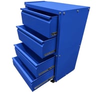 Тележка ILIKPRO Рокки 04, 4 ящика, синяя 5010 RSBV-04.550.350.5010