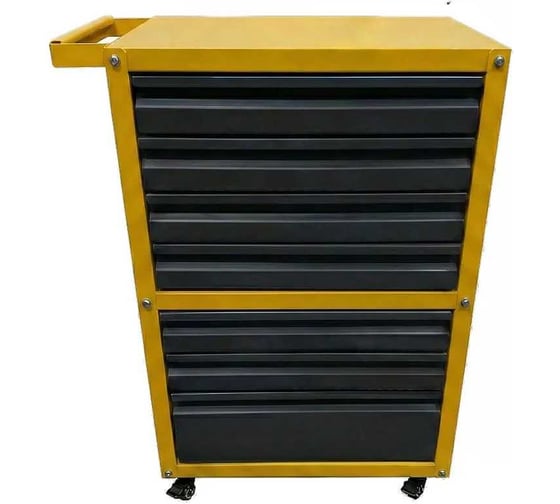 Тележка ILIKPRO Рокки 61, 7 ящиков, жёлто-чёрная 1021-9005 RSBV-61.550.350.1021-9005