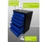 Тележка ILIKPRO Рокки 42, 6 ящиков, чёрно-синяя 9005-5010 RSBV-42.550.350.9005-5010 5