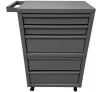 Тележка ILIKPRO Рокки 23, 5 ящиков, графит 7024 RSBV-23.550.350.7024