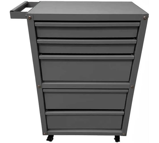 Тележка ILIKPRO Рокки 23, 5 ящиков, графит 7024 RSBV-23.550.350.7024
