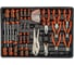 Тележка инструментальная с набором инструментов KINGQUEEN 490 пред, WIB-190-set-63-K99 9