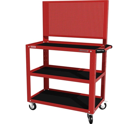 Тележка открытая-3 полки и перфорация FERRUM 950х486х1360h 02.230Р-3000