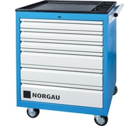 Инструментальная тележка с набором инструмента NORGAU 82 предмета, 915x695x490 105010802/7035/5012