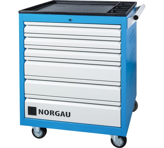 Инструментальная тележка с набором инструмента NORGAU 82 предмета, 915x695x490 105010802/7035/5012 1