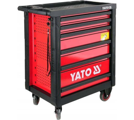 Инструментальная тележка YATO 177 предметов, 6 ящиков YT-5530