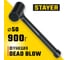Цельнолитой безынерционный молоток STAYER 900 г, 50 мм 2042-900 3