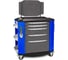 Инструментальная тележка Toollbox с экраном серии premium ТВР-5 RAL 5005 1