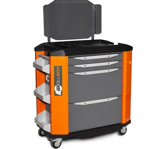 Инструментальная тележка Toollbox с экраном серии premium ТВР-4 RAL 2008