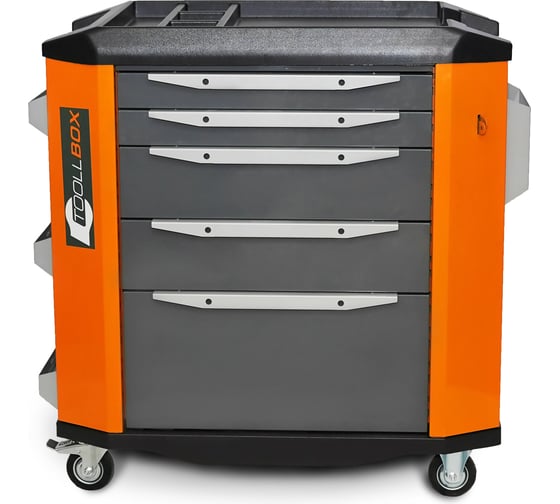 Инструментальная тележка Toollbox с экраном серии premium ТВР-5 RAL 2008