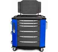 Инструментальная тележка Toollbox с экраном серии premium ТВР-6 RAL 5005