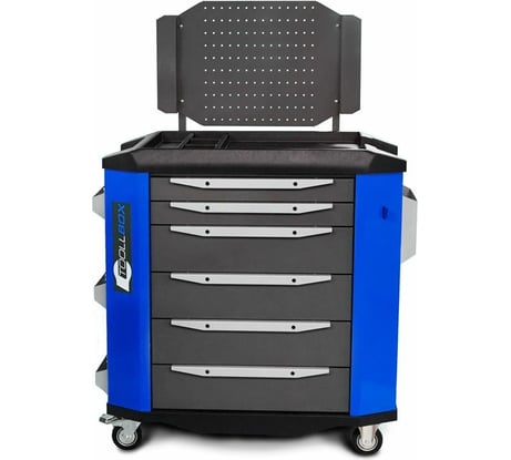 Инструментальная тележка Toollbox с экраном серии premium ТВР-6 RAL 5005