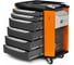 Инструментальная тележка Toollbox с экраном серии premium ТВР-6 RAL 2008 2