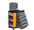 Инструментальная тележка Toollbox с экраном серии premium ТВР-6 RAL 2008 7